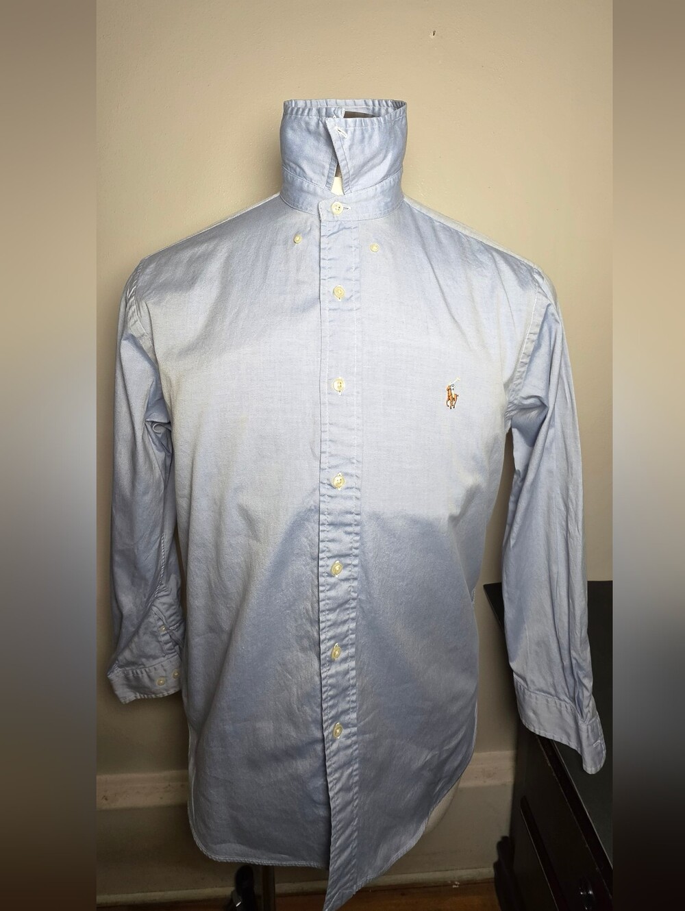 Light Blue Long-Sleeve Button-Down Shirt by Polo by Ralph Lauren